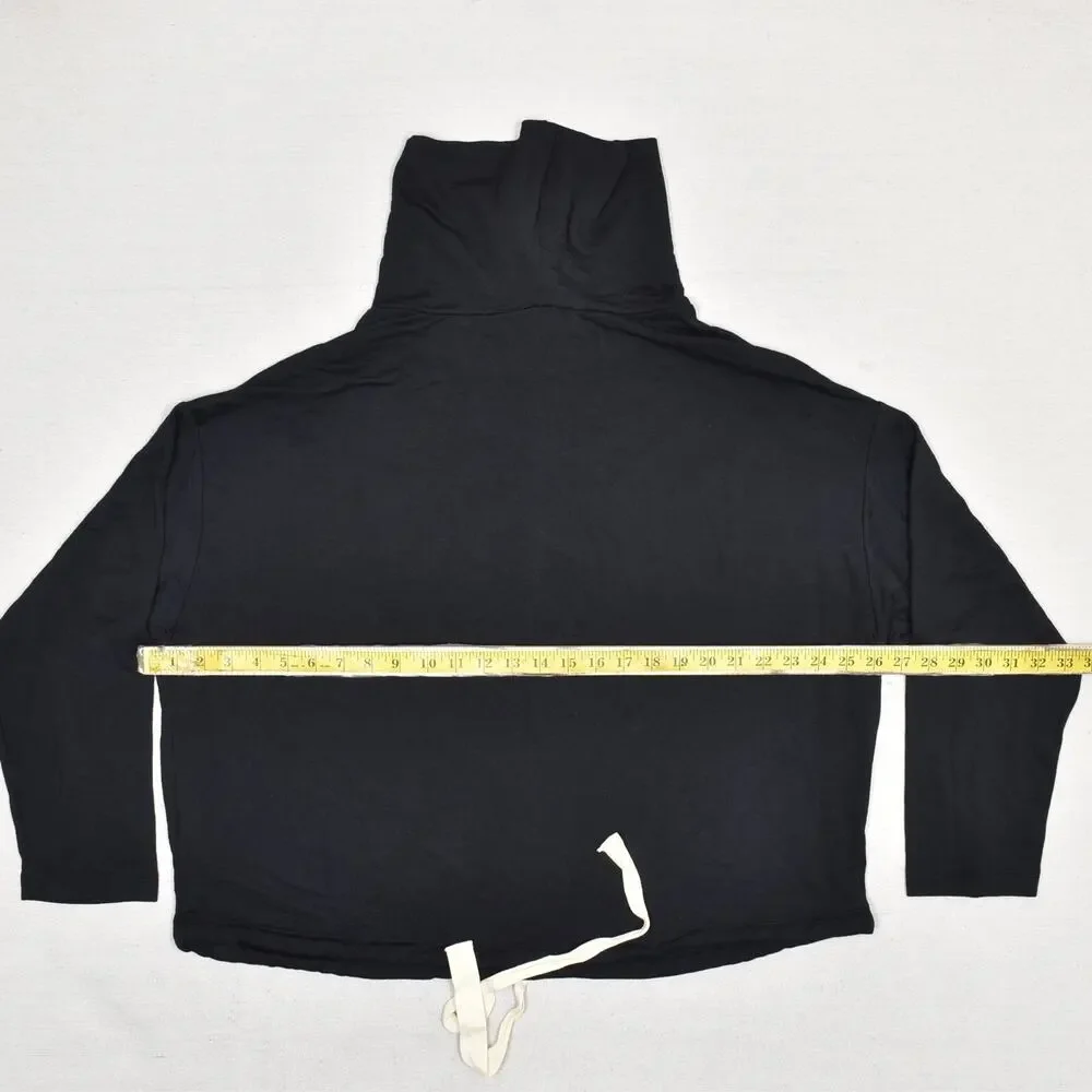 NEW Torrid Sleep Women's Pullover Sweatshirt Cowl Neck Modal Black Plus Size 1